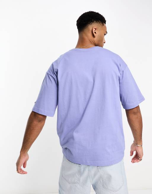 Champion – Reverse Weave – Hochwertiges T-Shirt in Blau, 4 von 4