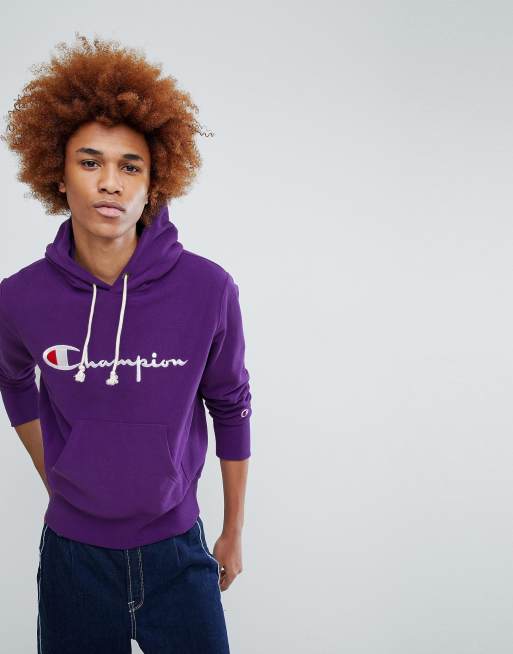 Champion reverse discount weave hoodie purple