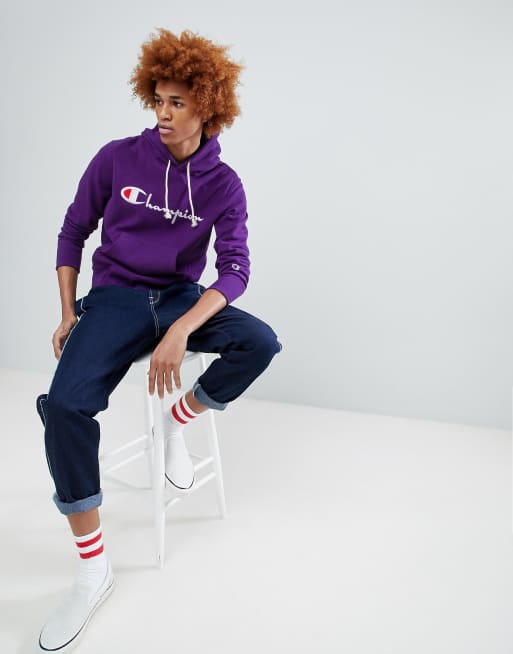 Champion sweater logo hotsell all over knee