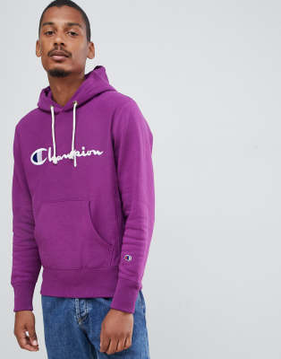 champion lilac reverse weave pullover sweatshirt