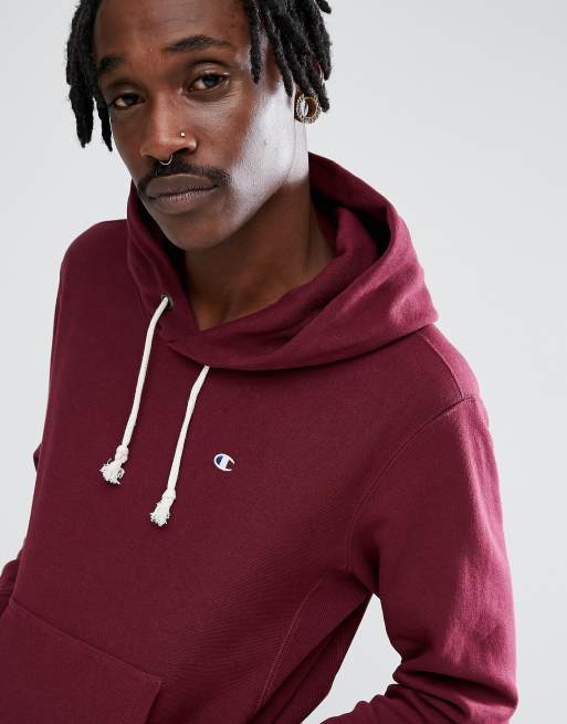 Champion reverse sale weave hoodie maroon