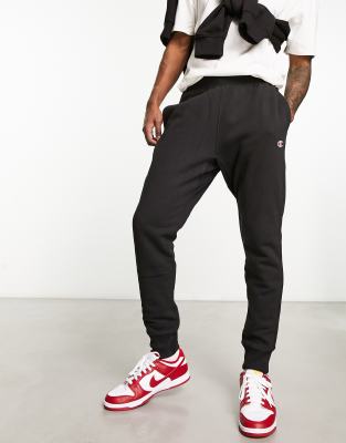 Champion Reverse Weave joggers in black ASOS