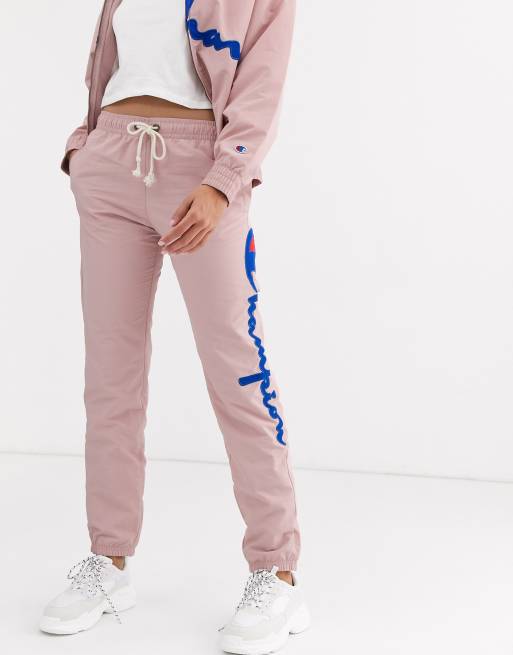 Champion reverse hot sale weave joggers pink