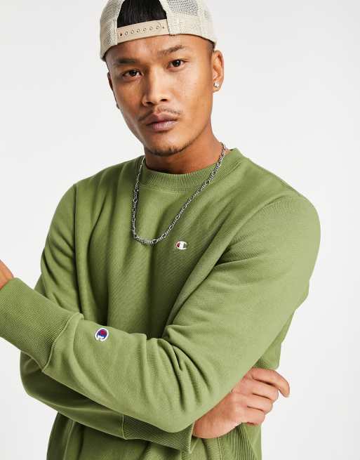 Champion khaki sweatshirt sale