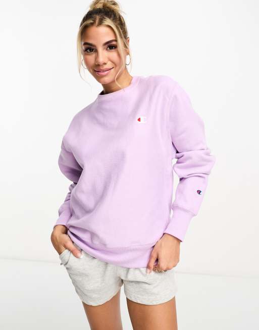 Purple champion cheap crew neck