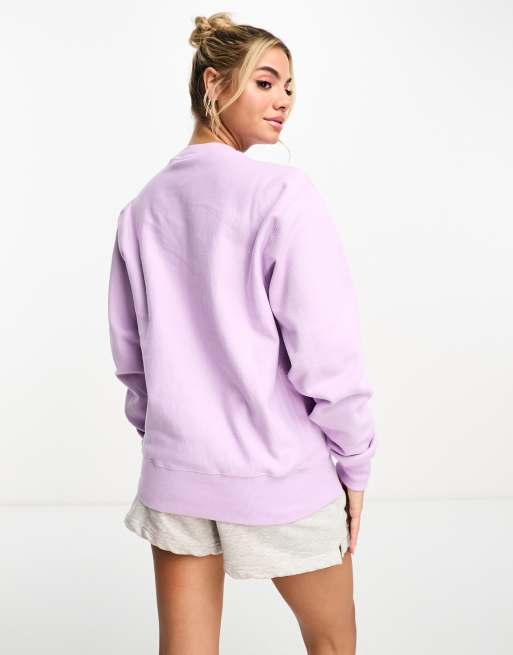 Champion reverse weave womens lilac online sweatshir