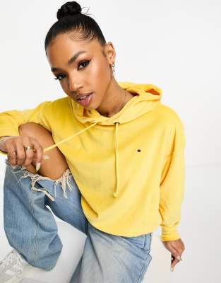 Champion yellow hoodie clearance women