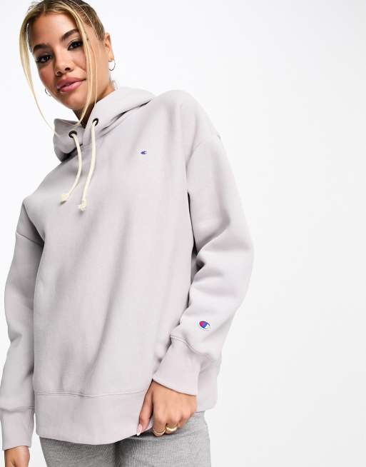 Champion - Reverse Weave - Premium - Grå hættetrøje
