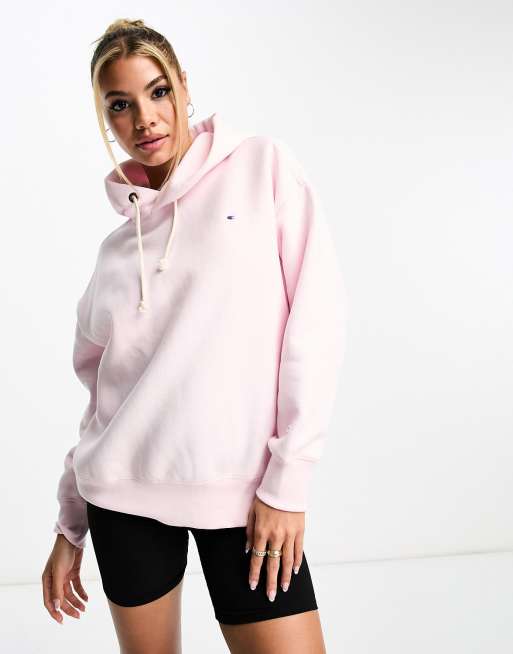 Champion reverse cheap weave pink hoodie