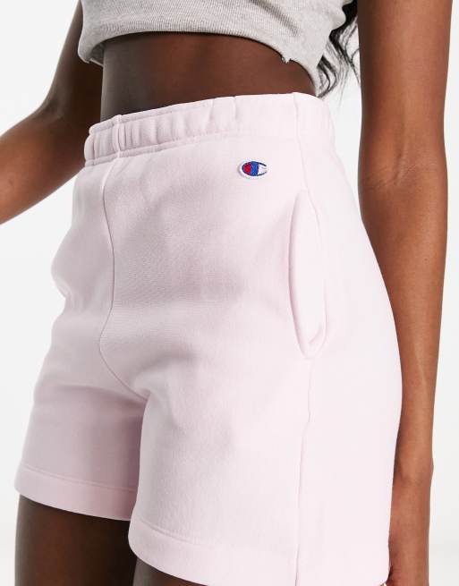 Champion reverse store weave shorts pink