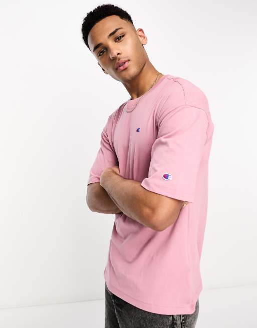 Pink champion sales shirt men