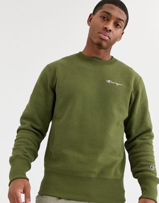 green champion crewneck sweatshirt