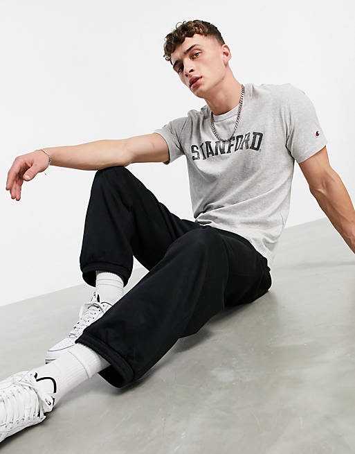 Champion Reverse Weave Stanford t-shirt in grey