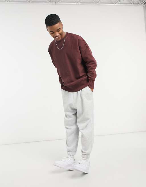 Burgundy champion hot sale sweatpants