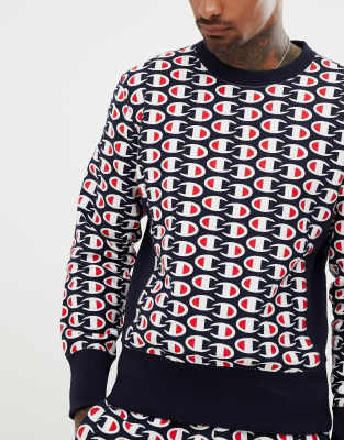 champion sweatshirt all over print
