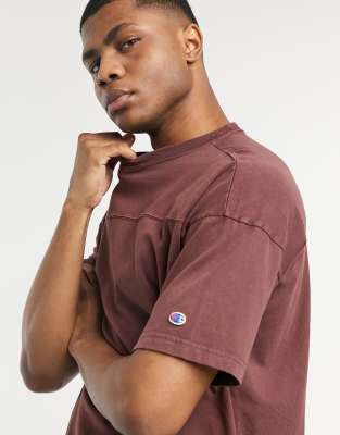 champion t shirt burgundy