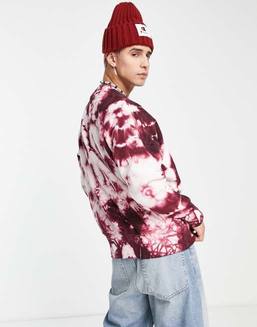 Champion reverse weave tie dye outlet sweatshirt