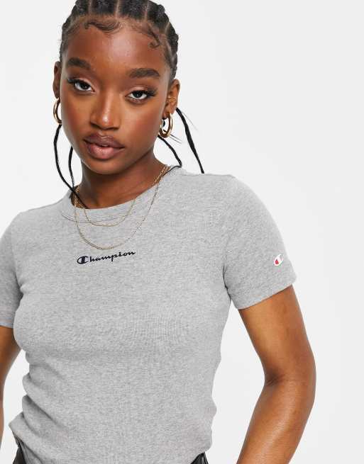 Champion t shirt clearance crop