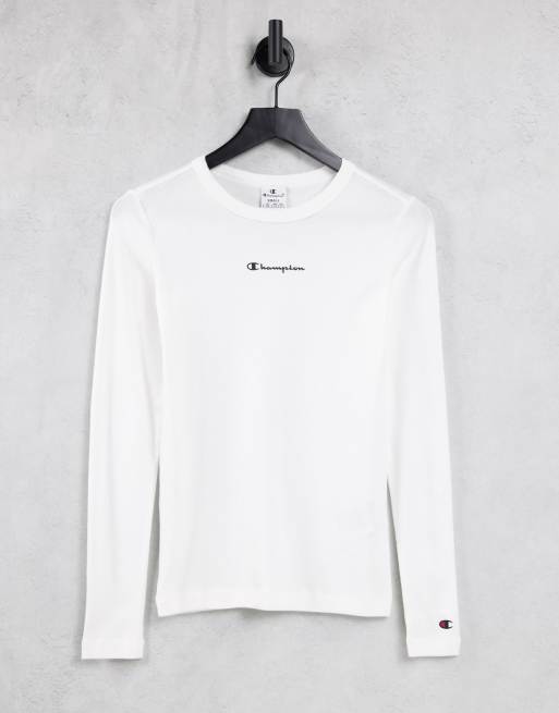 White long sleeve store shirt champion