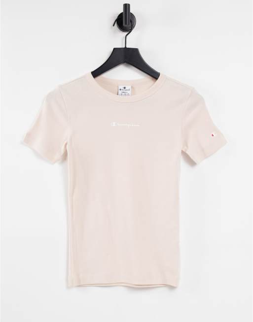 Tan champion store t shirt