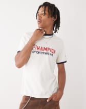 Umbro taped large logo long sleeve t-shirt in charcoal | ASOS
