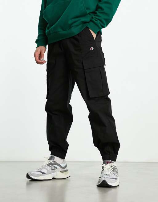 Champion Rochester cargo pants in black | ASOS