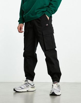 Champion Rochester cargo trousers in black