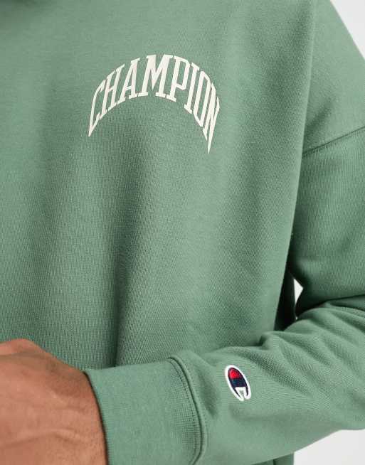 Champion Rochester City Explorer sweatshirt with back logo in green