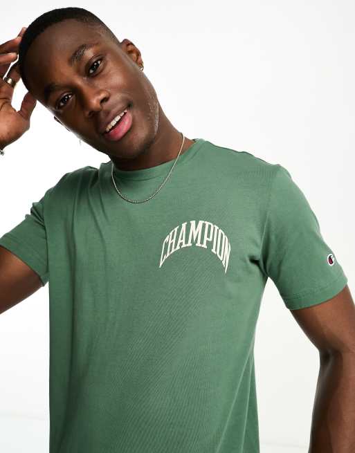 Dark green cheap champion t shirt