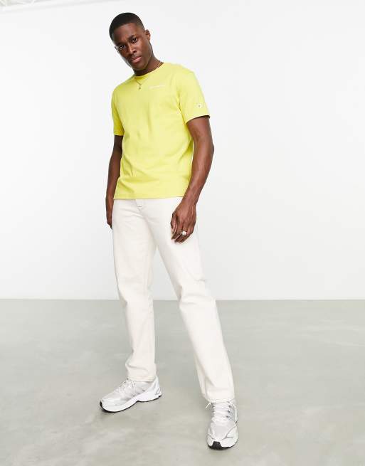 Champion t cheap shirt mens yellow