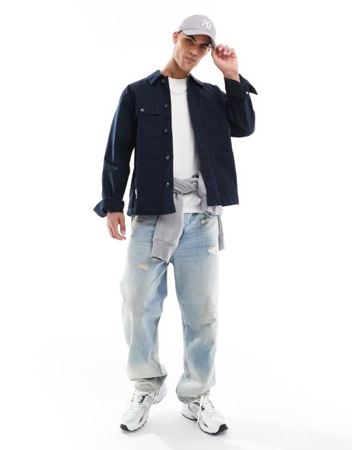 Champion – Rochester – Granatowa kurtka z kieszeniami w stylu utility, 2 z 4