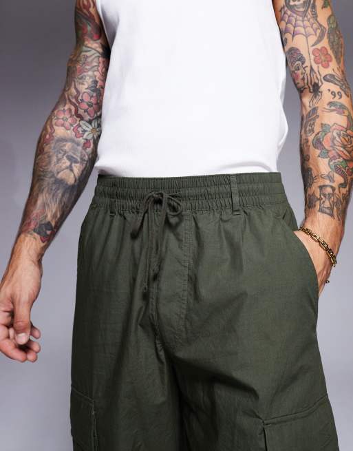 Champion - Rochester - Joggers cargo verde scuro con polsini, 3 di 5