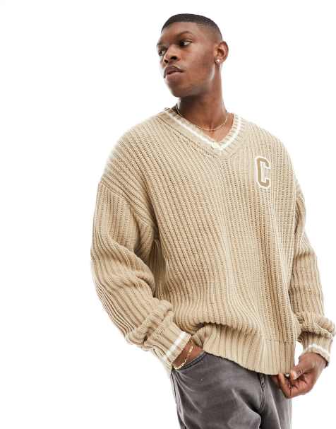 V neck clearance jumper mens next