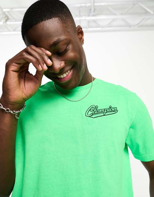 Champion – Rochester – Retro-Resort-T-Shirt in verwaschenem Grün, 2 von 4