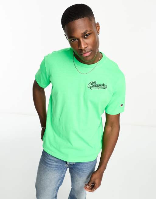 Champion – Rochester Retro Resort – T-shirt w spranym zielonym kolorze