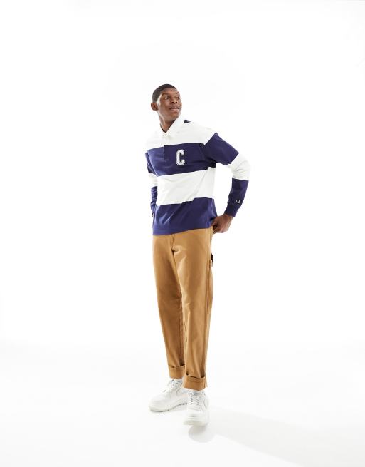 Champion long sleeve outlet polo shirts