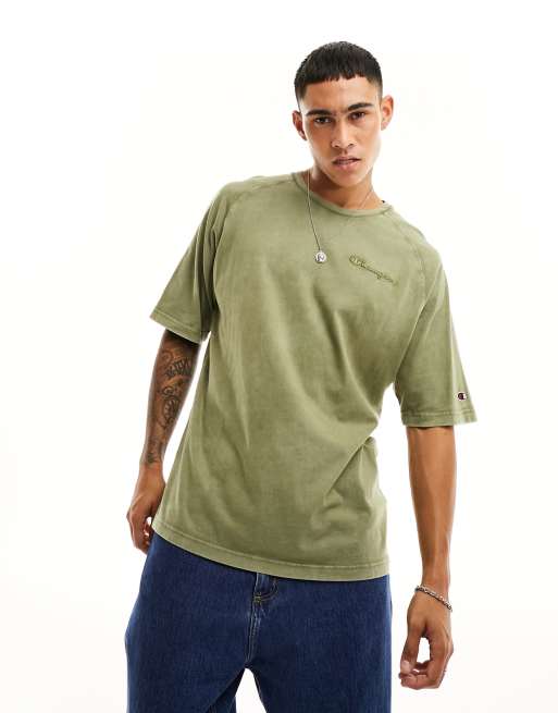 Champion khaki cheap t shirt