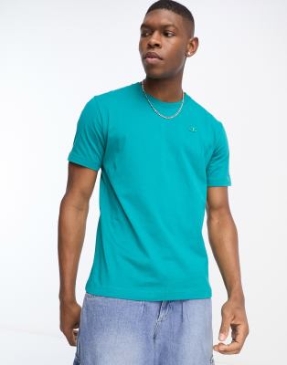 Champion Rochester t-shirt in teal - ASOS Price Checker