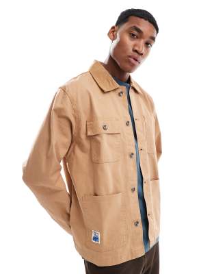 Champion Rochester utility front pocket jacket in brown