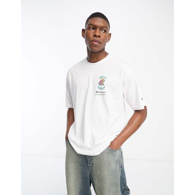 Champion weekend graphic t-shirt in white | ASOS