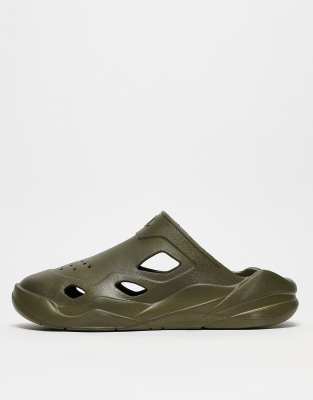 Champion Rochester Zone unisex sliders in khaki - ASOS Price Checker