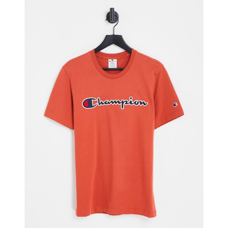 orange champion tee
