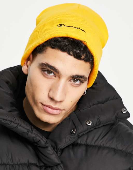 Champion beanie sales yellow