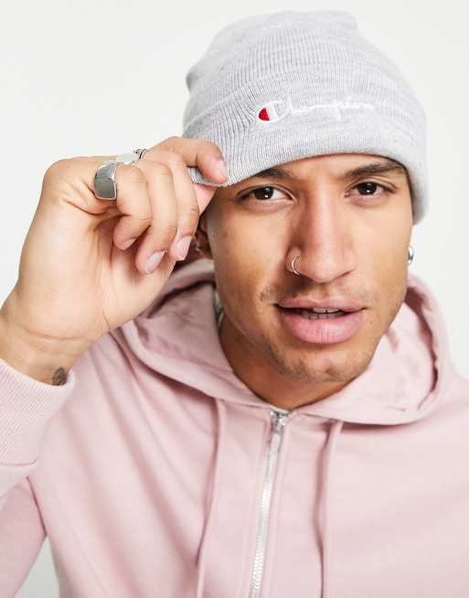 champion beanie grey