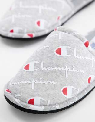 champion grey slippers