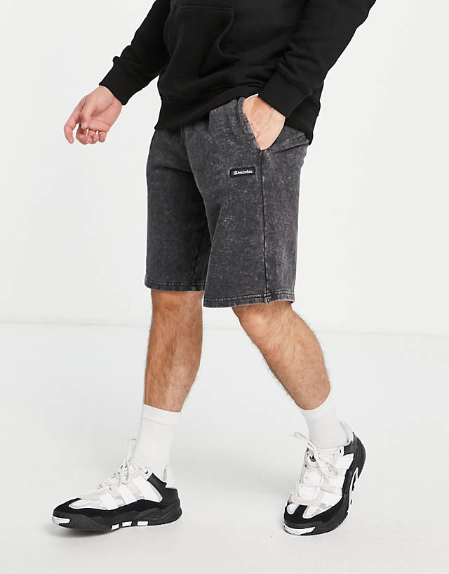 Champion - shorts in washed black
