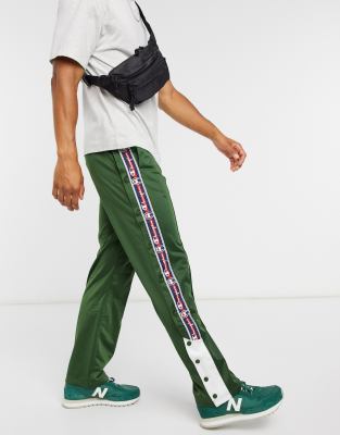 champion side tape track pants