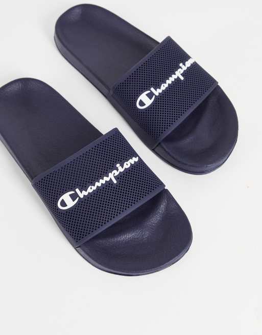 Champion store slide shoes