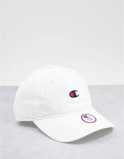 Champion white baseball store cap