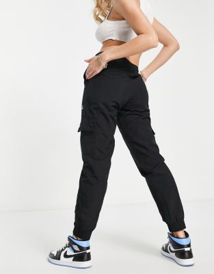 black cargo joggers women's